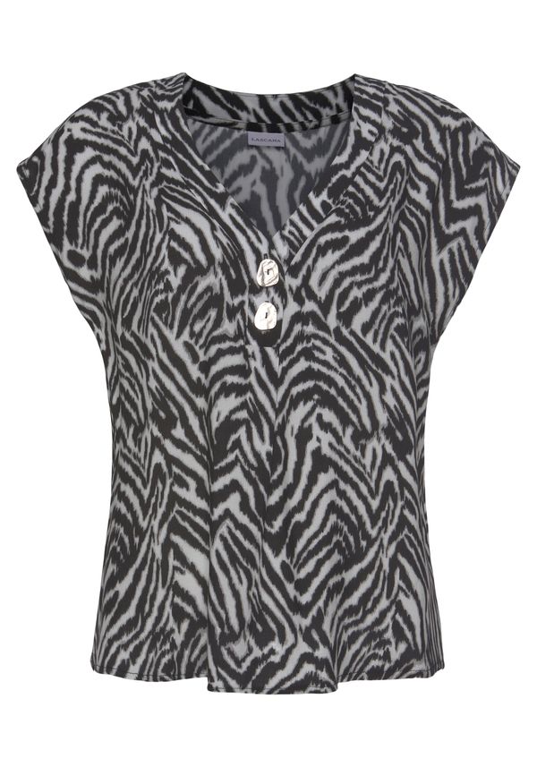 LASCANA LASCANA Bluza  crna / bijela
