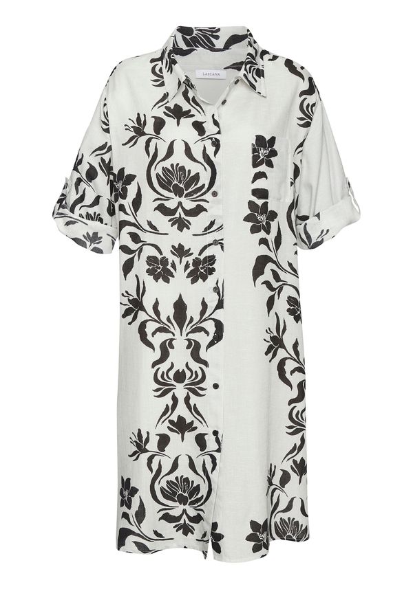LASCANA LASCANA Bluza  crna / bijela