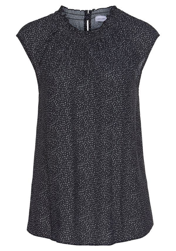 LASCANA LASCANA Bluza  svijetlosiva / crna
