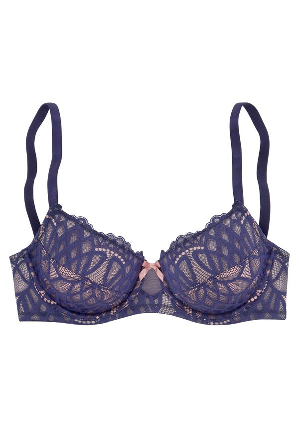 LASCANA LASCANA Grudnjak 'Wire bra'  plava / pastelno roza