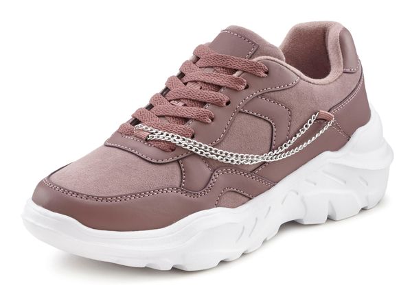 LASCANA LASCANA Niske tenisice  sivkasto ljubičasta (mauve)