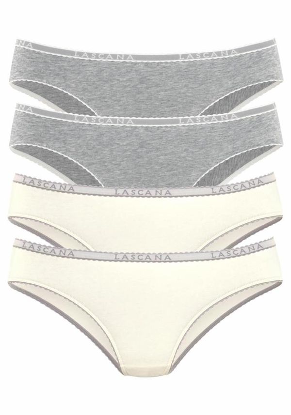LASCANA LASCANA Slip  boja pijeska / siva melange