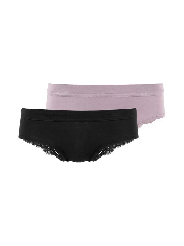 LASCANA LASCANA Slip  pastelno ljubičasta / crna