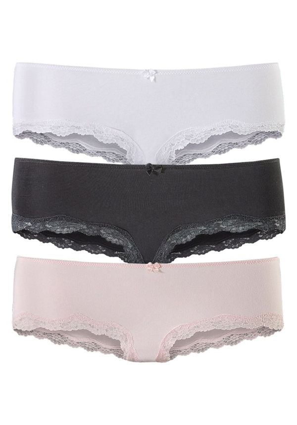 LASCANA LASCANA Slip  roza / crna / bijela