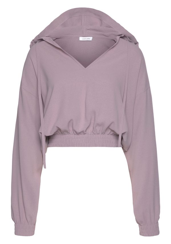 LASCANA LASCANA Sweater majica  ljubičasta