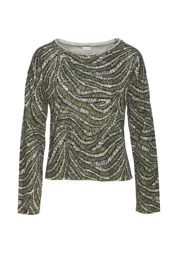 LASCANA LASCANA Sweater majica  maslinasta / miks boja