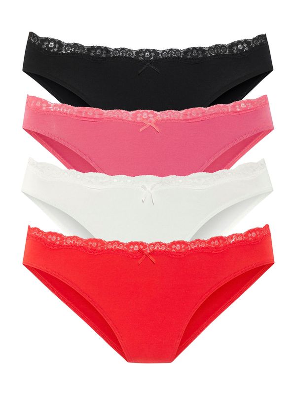 LASCANA LASCANA Tanga gaćice 'LS Slip Box 4x'  roza