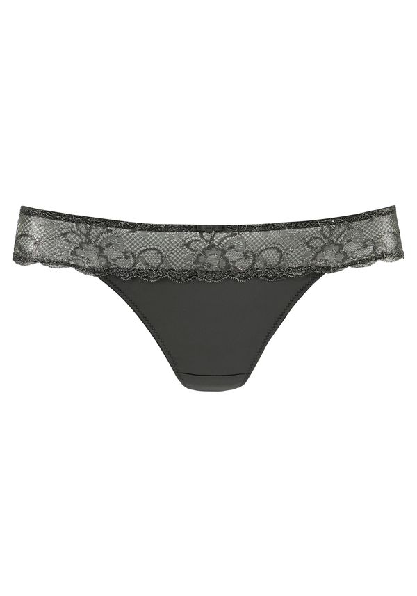 LASCANA LASCANA Tanga gaćice  siva / crna