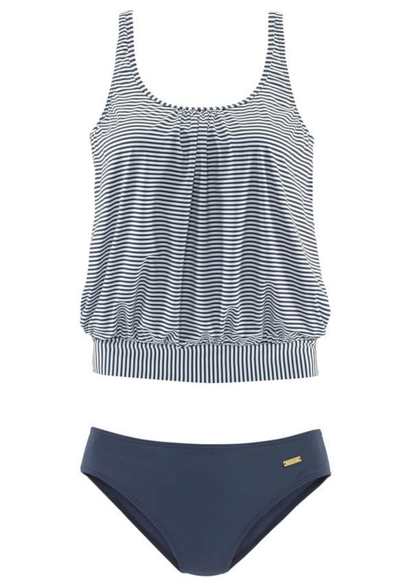 LASCANA LASCANA Tankini  mornarsko plava / bijela