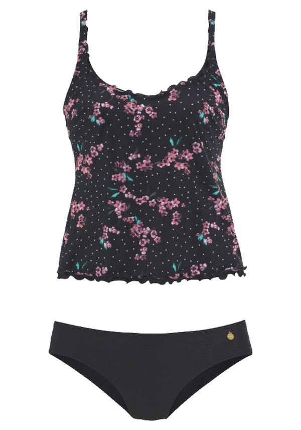 LASCANA LASCANA Tankini  roza / crna