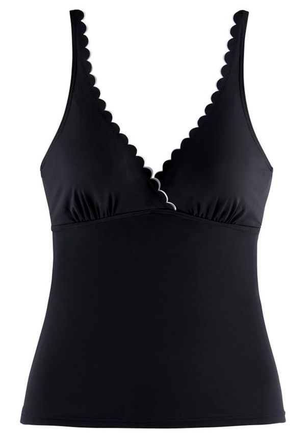 LASCANA LASCANA Tankini top  crna