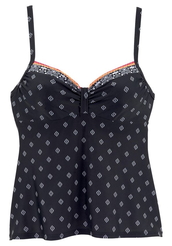 LASCANA LASCANA Tankini top  miks boja / crna