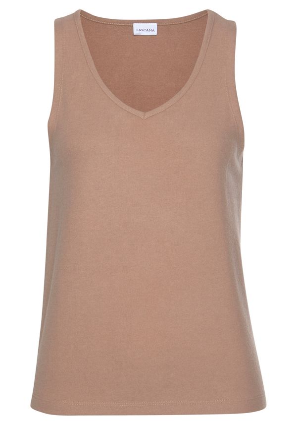 LASCANA LASCANA Top s naramenicama  taupe siva