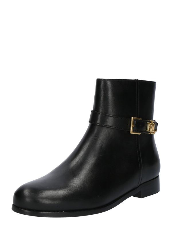Lauren Ralph Lauren Lauren Ralph Lauren Gležnjače 'BROOKE'  zlatna / crna