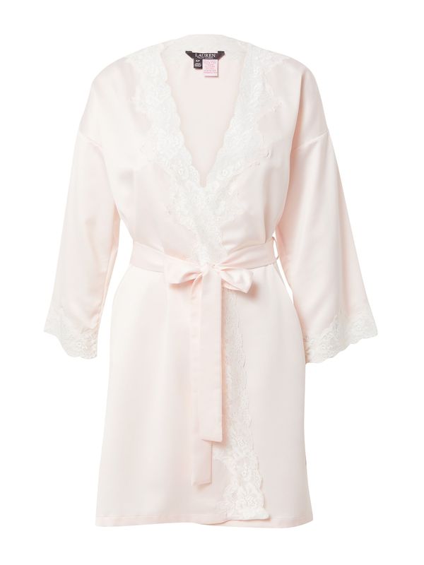 Lauren Ralph Lauren Lauren Ralph Lauren Kućni ogrtač  roza / bijela