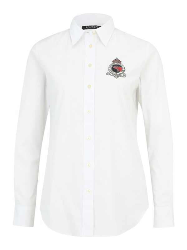 Lauren Ralph Lauren Petite Lauren Ralph Lauren Petite Bluza 'JAMELKO'  mornarsko plava / siva / svijetlocrvena / bijela