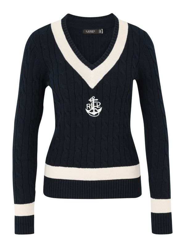 Lauren Ralph Lauren Petite Lauren Ralph Lauren Petite Pulover  morsko plava / bijela