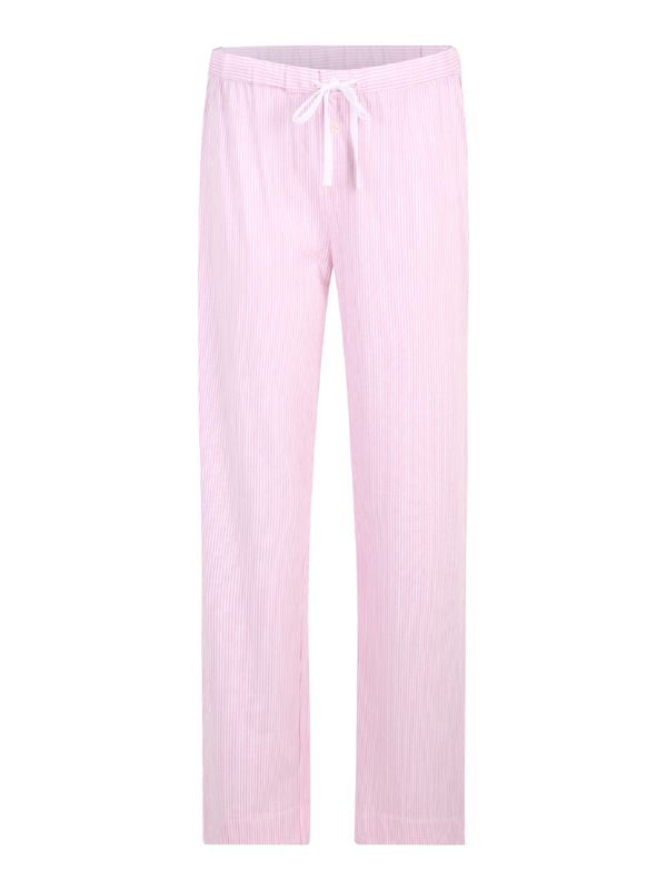 Lauren Ralph Lauren Lauren Ralph Lauren Pidžama hlače  roza / bijela