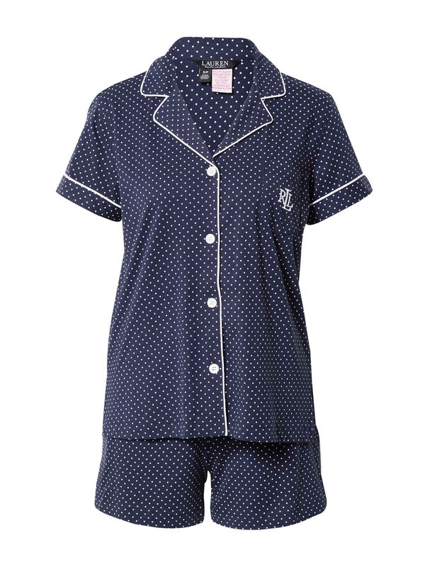 Lauren Ralph Lauren Lauren Ralph Lauren Pidžama  mornarsko plava / bijela