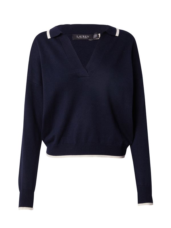 Lauren Ralph Lauren Lauren Ralph Lauren Pulover 'FLORRIE'  mornarsko plava / bijela