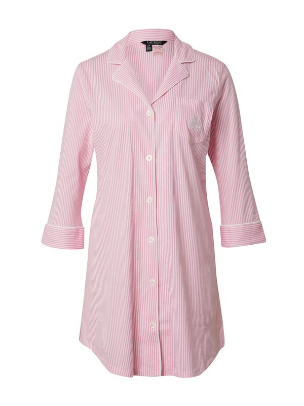 Lauren Ralph Lauren Lauren Ralph Lauren Spavaćica košulja  roza / bijela