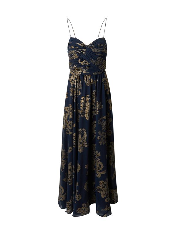 Lauren Ralph Lauren Lauren Ralph Lauren Večernja haljina 'JACINDRA'  mornarsko plava / zlatna
