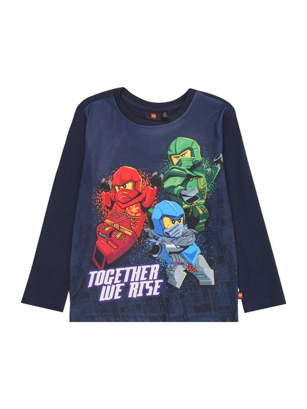 LEGO® kidswear LEGO® kidswear Majica 'LWTAFFY 116'  kraljevsko plava / tamno plava / kraljevski zelena / klasično crvena