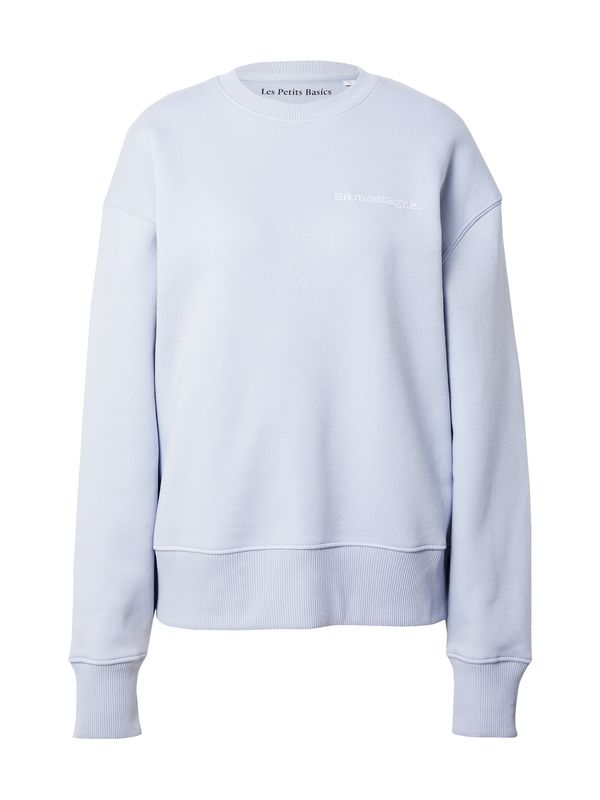 Les Petits Basics Les Petits Basics Sweater majica  pastelno plava / bijela