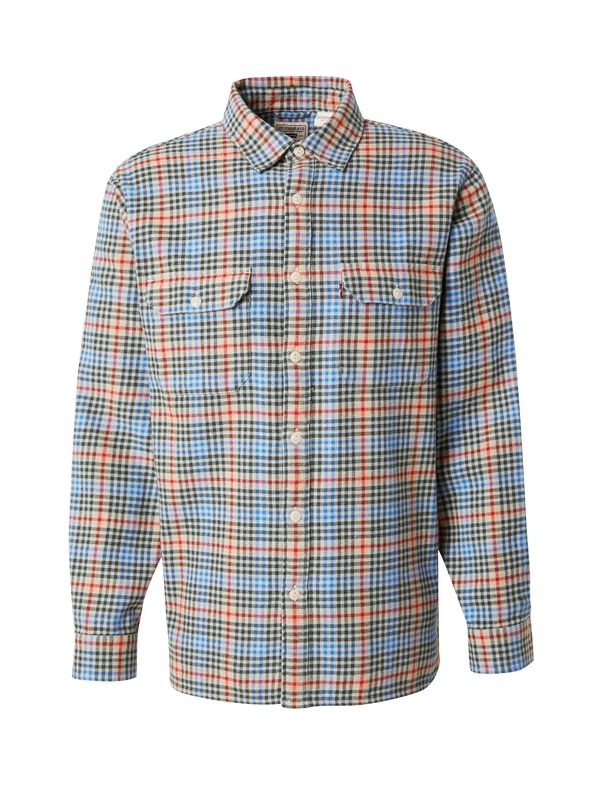 LEVI'S ® LEVI'S ® Košulja 'JACKSONWORKER'  bež / svijetloplava / zelena / crvena