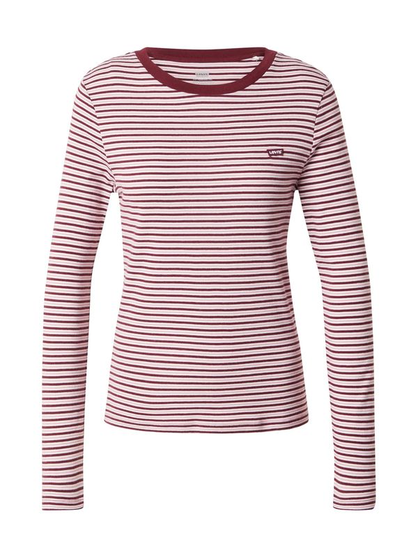 LEVI'S ® LEVI'S ® Majica 'ESSENTIAL'  boja vina / bijela