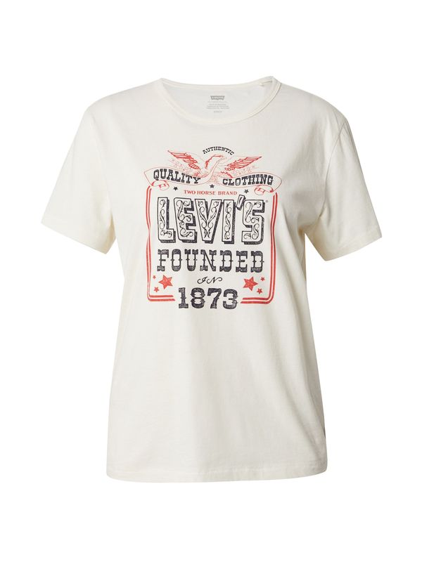 LEVI'S ® LEVI'S ® Majica 'ICONIC'  antracit siva / rubin crvena / bijela