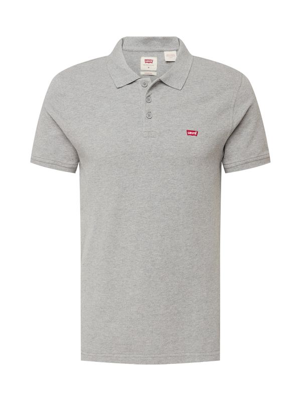 LEVI'S ® LEVI'S ® Majica 'Levis HM Polo'  siva melange / crvena / bijela