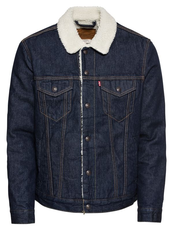 LEVI'S ® LEVI'S ® Prijelazna jakna 'Type 3 Sherpa Trucker'  plavi traper