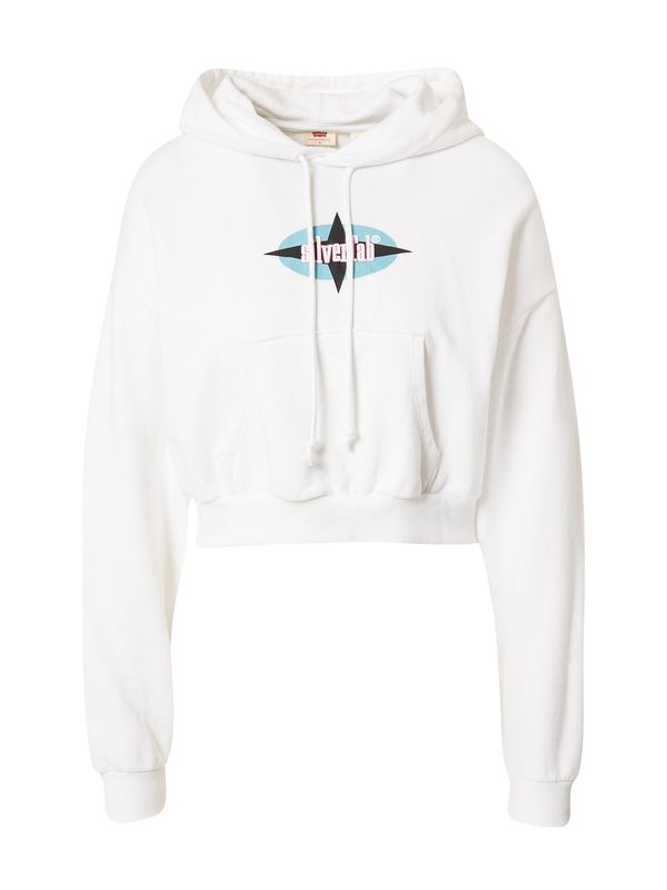 LEVI'S ® LEVI'S ® Sweater majica 'Graphic Laundry'  svijetloplava / svijetloroza / crna / prljavo bijela