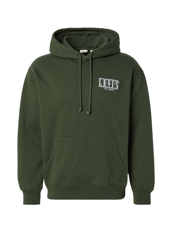 LEVI'S ® LEVI'S ® Sweater majica  kraljevski zelena / bijela