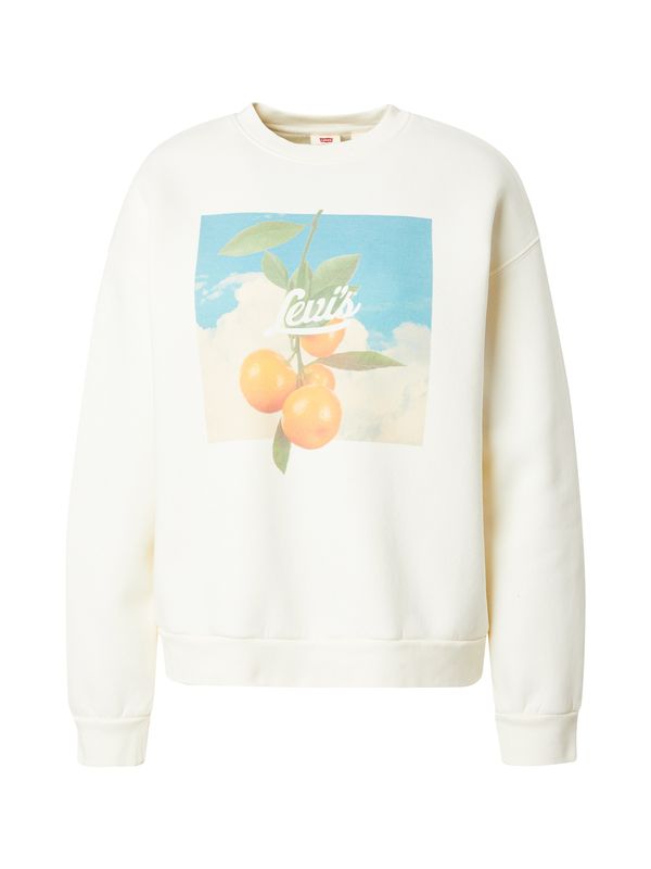 LEVI'S ® LEVI'S ® Sweater majica 'SALINAS'  svijetloplava / kivi zelena / svijetlonarančasta / bijela