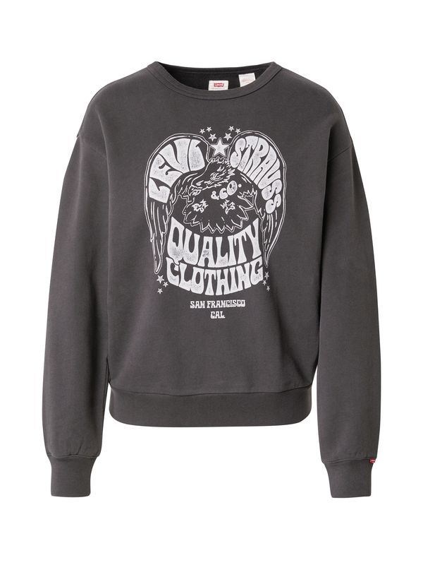 LEVI'S ® LEVI'S ® Sweater majica  siva / crna