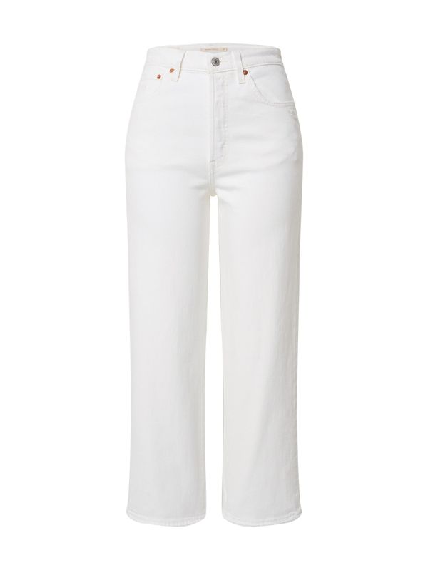 LEVI'S ® LEVI'S ® Traperice 'RIBCAGE STRAIGHT ANKLE'  bijeli traper