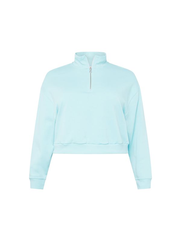 Levi's® Plus Levi's® Plus Sweater majica 'PL Cosmo 1/4 Zip'  svijetloplava
