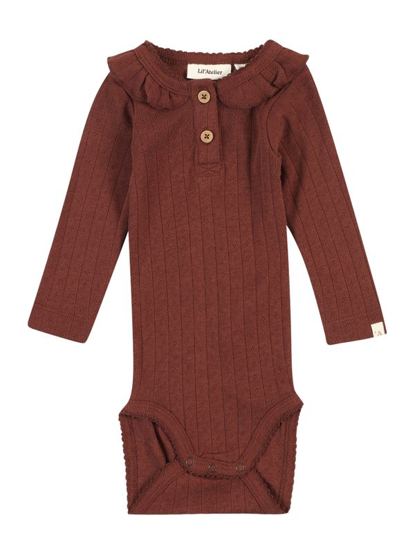 Lil ' Atelier Kids Lil ' Atelier Kids Dječji bodi 'RACHEL'  hrđavo crvena