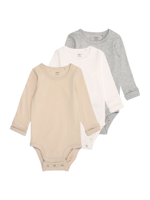 Lindex Lindex Dječji bodi  boja devine dlake (camel) / svijetlobež / svijetlosiva