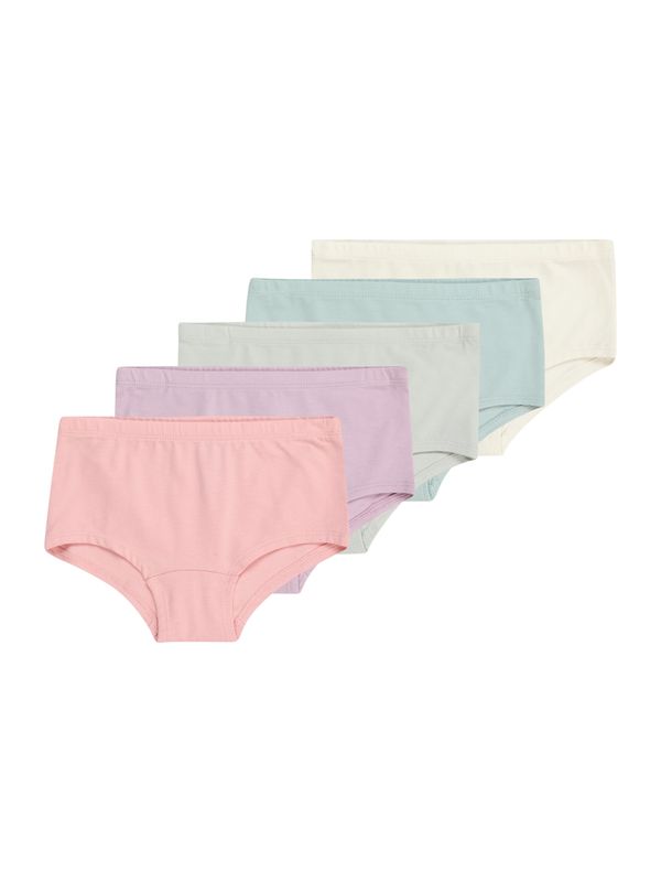 Lindex Lindex Gaće  zelena / pastelno zelena / lila / prljavo roza / prljavo bijela