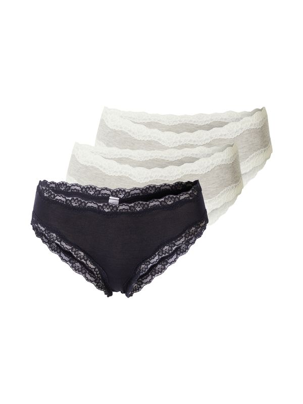 Lindex Lindex Slip 'Vilma'  svijetlosiva / crna