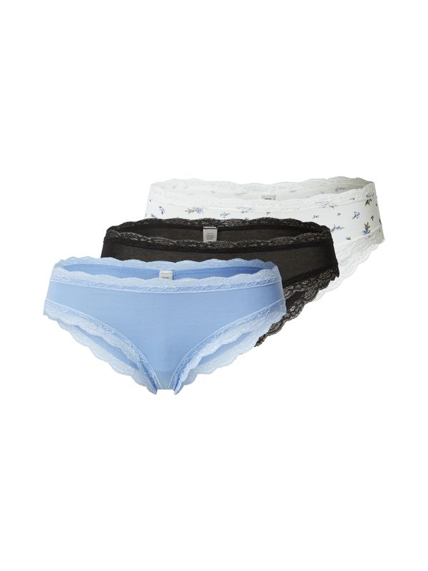 Lindex Lindex Tanga gaćice  svijetloplava / zelena / crna / bijela