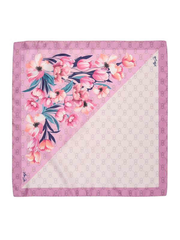 Liu Jo Liu Jo Ručnik 'FOULARD'  smaragdno zelena / rosé / puder roza / svijetloroza