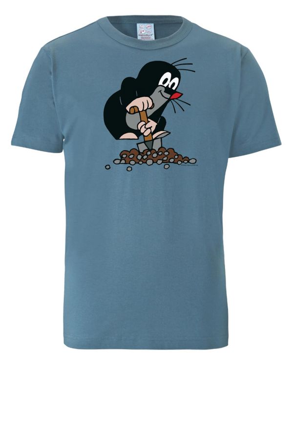 LOGOSHIRT LOGOSHIRT Majica 'Der Kleine Maulwurf'  golublje plava / roza / crna / bijela