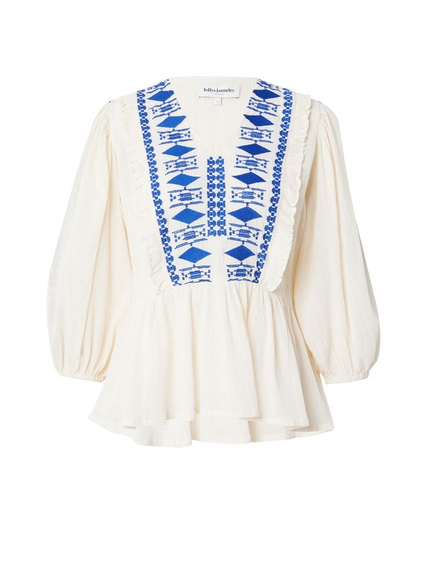 Lollys Laundry Lollys Laundry Bluza 'Kanpur'  boja pijeska / plava