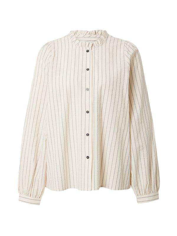 Lollys Laundry Lollys Laundry Bluza 'River'  boja pijeska / tamo siva