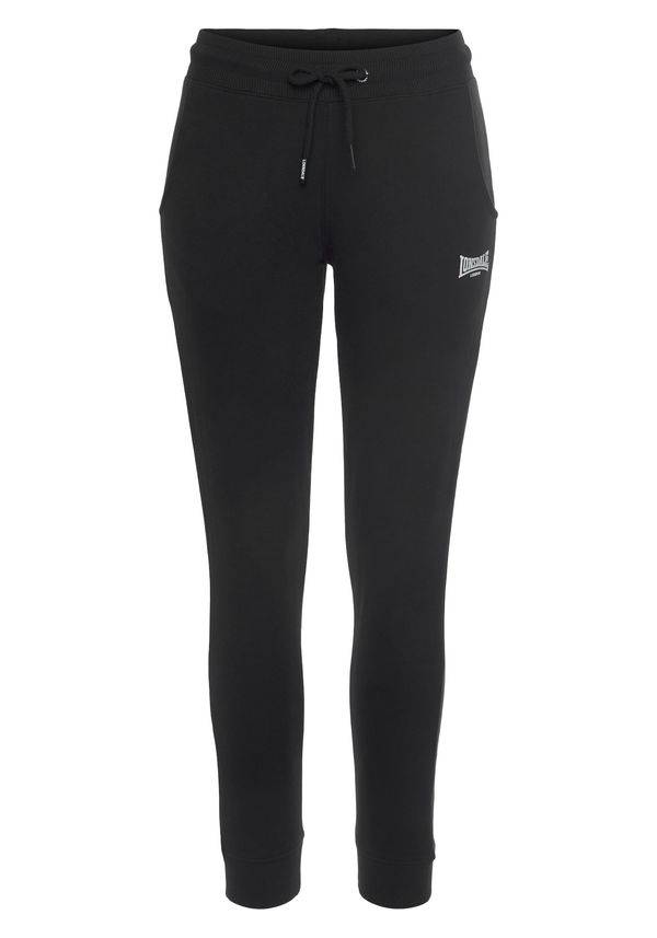 LONSDALE LONSDALE Hlače  crna / bijela