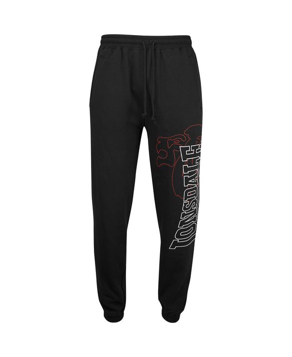 LONSDALE LONSDALE Hlače 'Dartford'  crna / bijela
